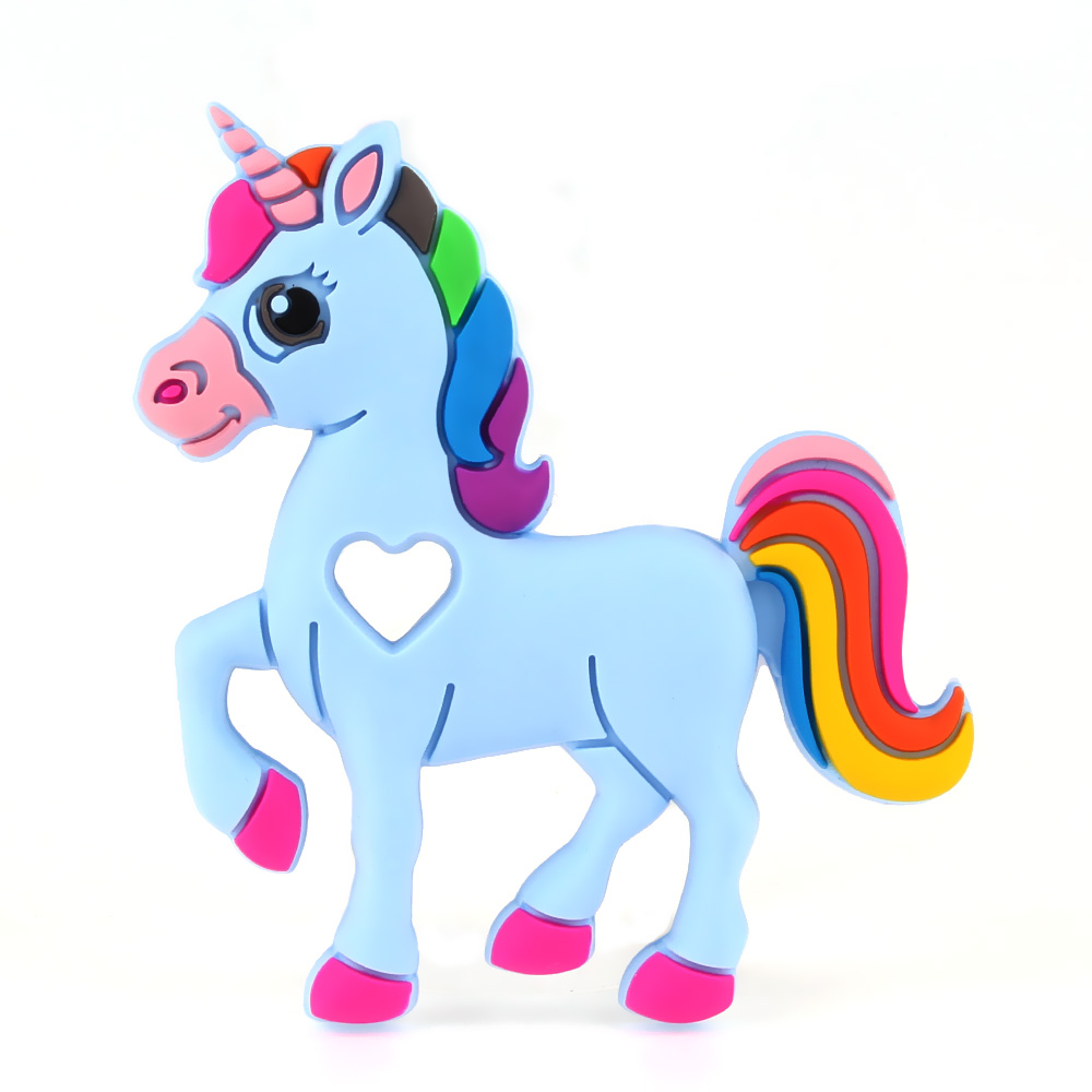 Licorne dentition bébé – Jouet à mordiller en silicone SANS BPA – Image 2